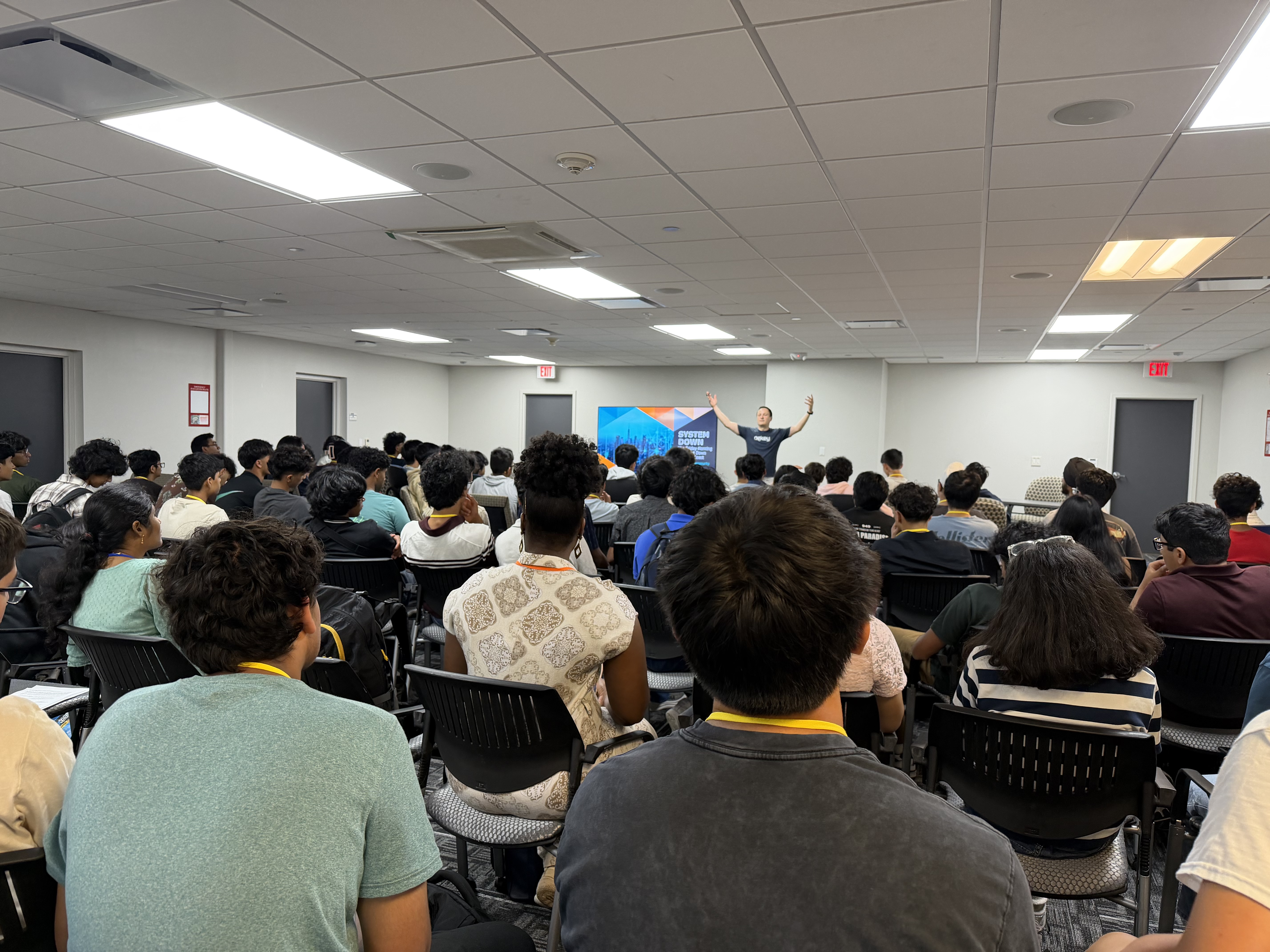 Opening keynote session with full audience