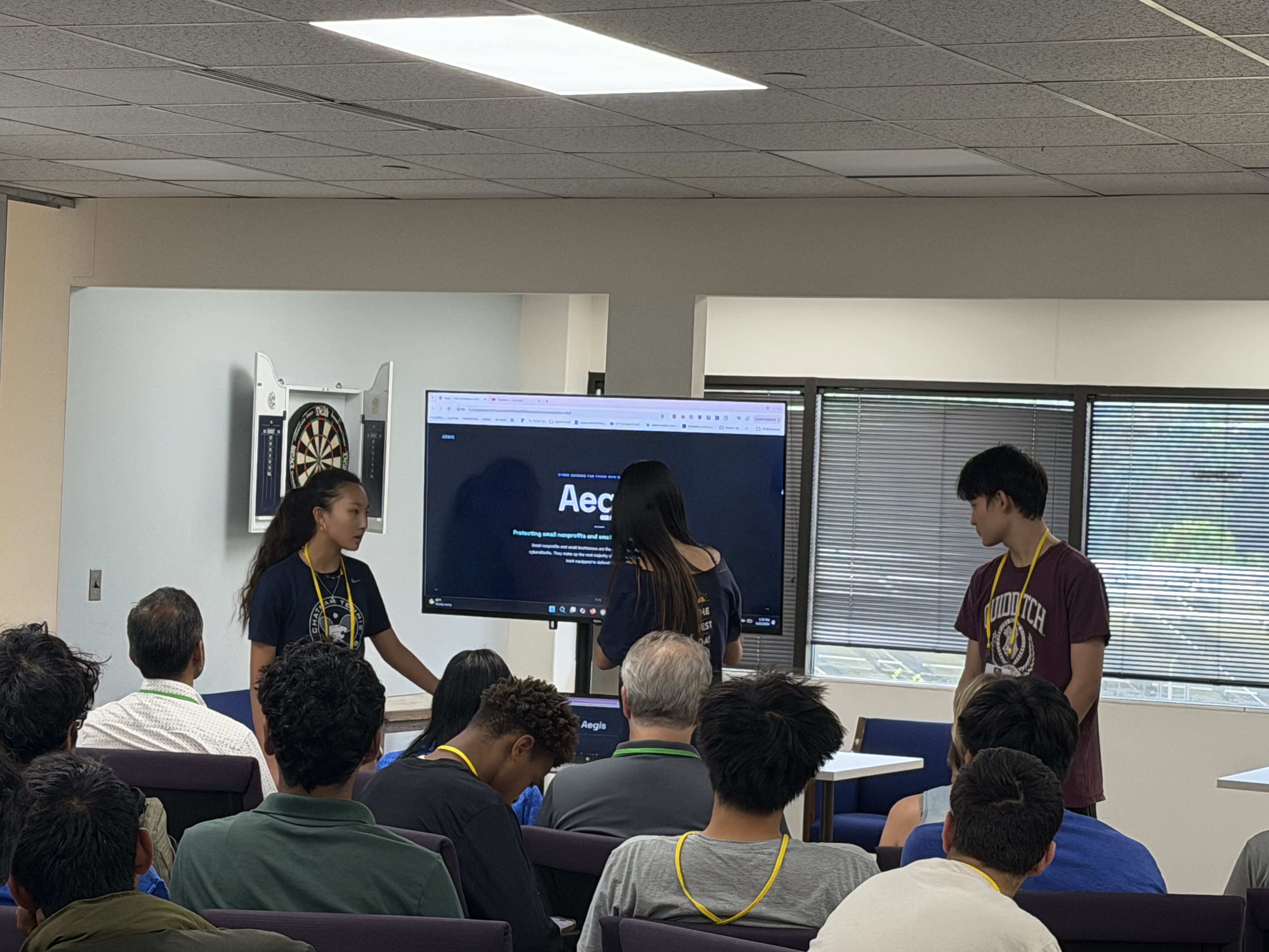 NJx Hackathon Summer 2026 – Team presenting Aegis